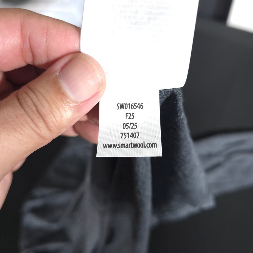 Smartwool Active Mens 2XL Gray Merino Wool Blend Long Sleeve Performance Shirt - Picture 9 of 11